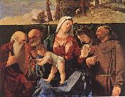 Madonna and Child with Saints LOTTO, Lorenzo